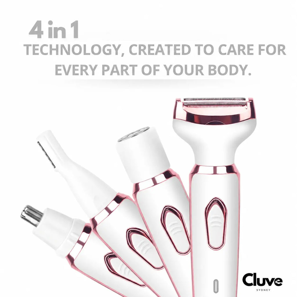 Women Shaver Cluve Smoothtrim 4-IN-1