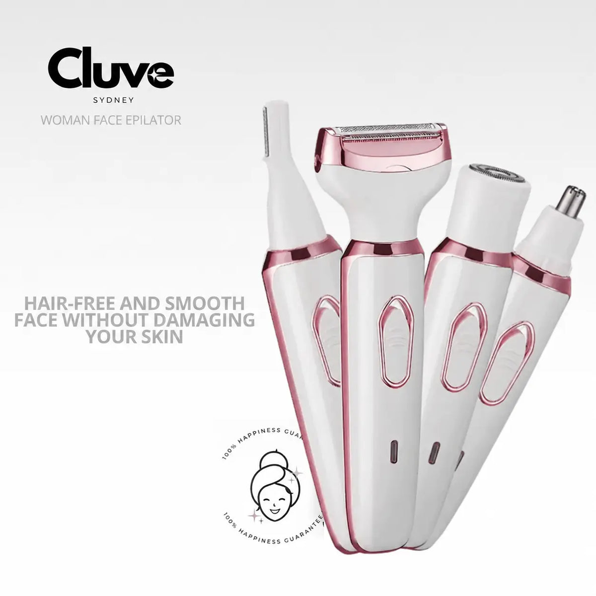 Women Shaver Cluve Smoothtrim 4-IN-1